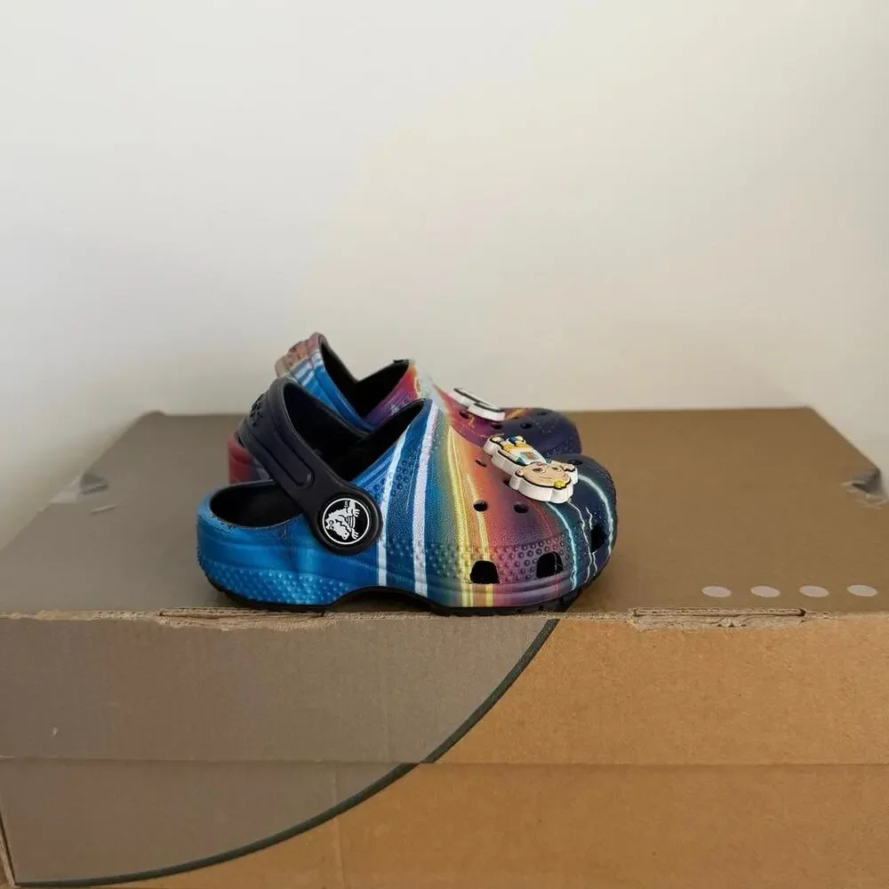 Crocs Met A Scrape Lighting Toddler Sandals- SZ 5 C